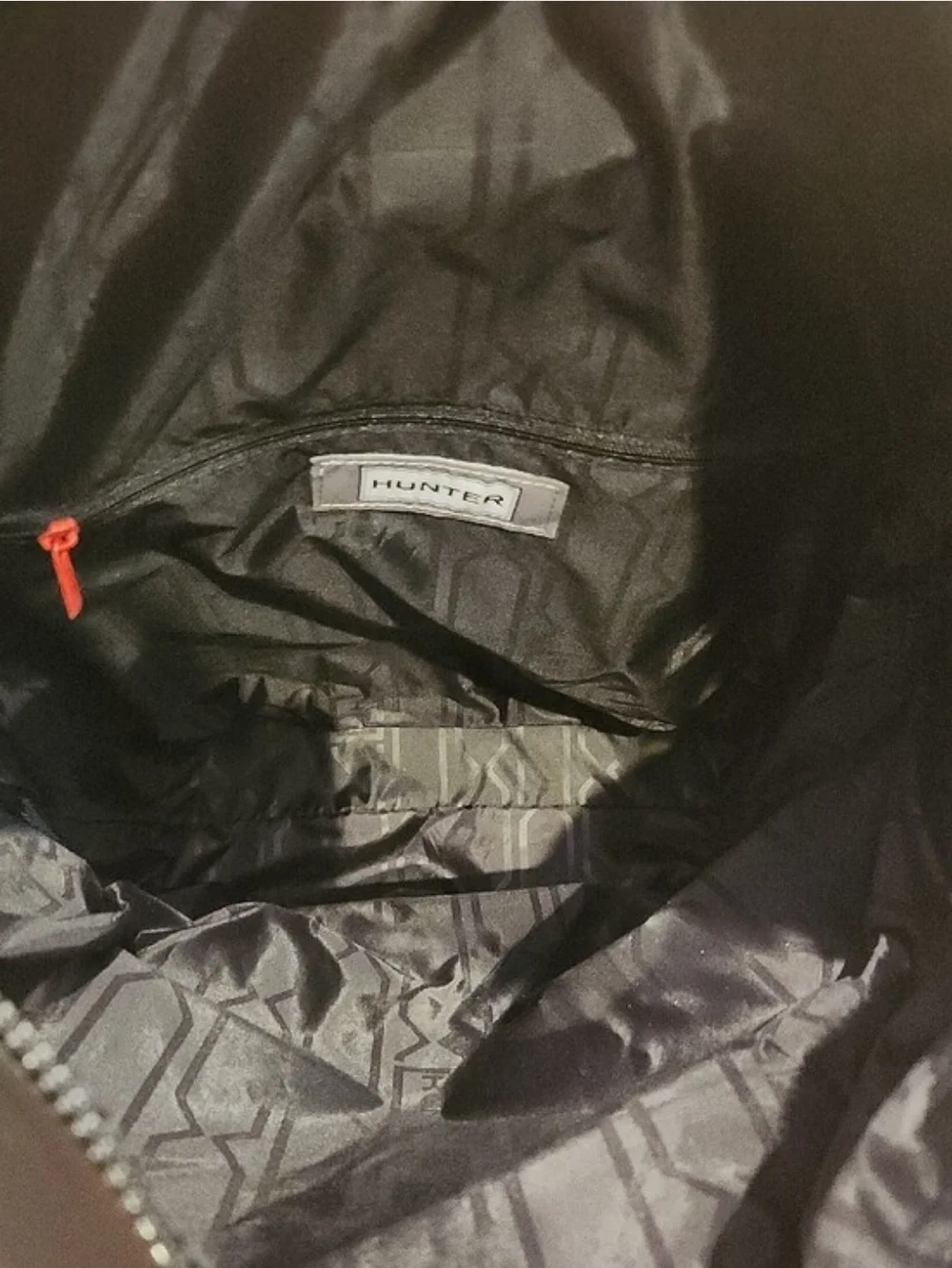 HUNTER Black Waterproof Roll-Top Backpack